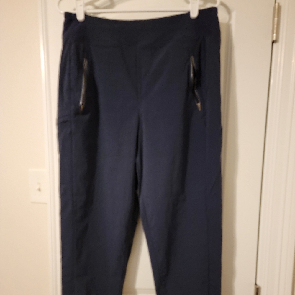 Athleta Navy Blue Straight Leg Pants